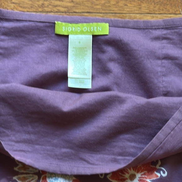 Sigrid Olsen Floral and Sequin Vintage Skirt - Picture 3 of 15